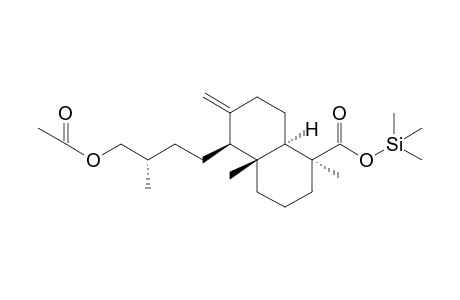 (1S,4aR,5S,8aR)-trimethylsilyl 5-((S)-4-acetoxy-3-methylbutyl)-1,4a-dimethyl-6-methylenedecahydronaphthalene-1-carboxylate