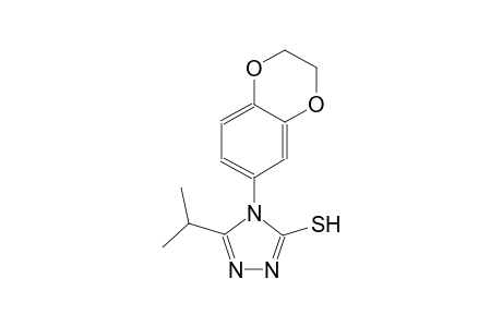 4H-1,2,4-triazole-3-thiol, 4-(2,3-dihydro-1,4-benzodioxin-6-yl)-5-(1-methylethyl)-