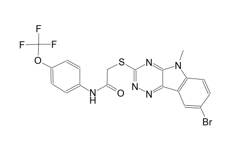 acetamide, 2-[(8-bromo-5-methyl-5H-[1,2,4]triazino[5,6-b]indol-3-yl)thio]-N-[4-(trifluoromethoxy)phenyl]-
