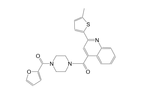 4-{[4-(2-furoyl)-1-piperazinyl]carbonyl}-2-(5-methyl-2-thienyl)quinoline