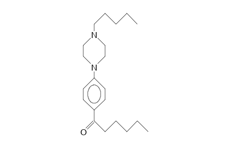 N'-(4-Hexanoyl-phenyl)-N-pentyl-piperazine