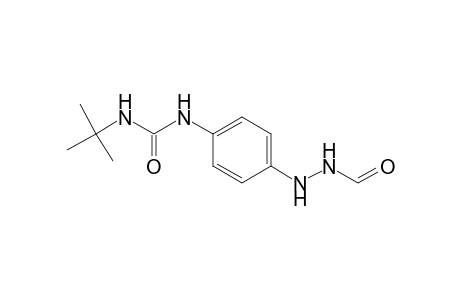 Urea, N-(1,1-dimethylethyl)-N'-[4-(2-formylhydrazinyl)phenyl]-