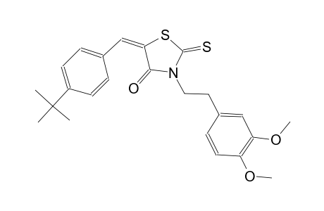 4-thiazolidinone, 3-[2-(3,4-dimethoxyphenyl)ethyl]-5-[[4-(1,1-dimethylethyl)phenyl]methylene]-2-thioxo-, (5E)-