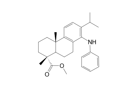 Methyl 14-[phenylamino]-dehydroabietate