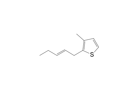 3-Methyl-2-(2'-pentenyl)thiophene