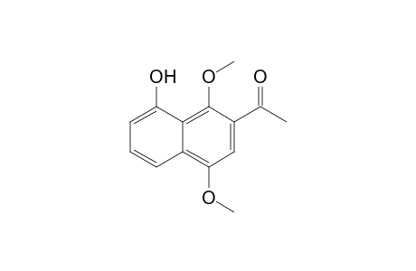 3-Acetyl-5-hydroxy-1,4-dimethoxynaphthalene