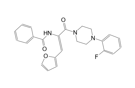 N-[(Z)-1-{[4-(2-fluorophenyl)-1-piperazinyl]carbonyl}-2-(2-furyl)ethenyl]benzamide