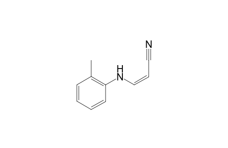 (Z)-3-(o-tolylamino)acrylonitrile