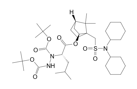 1,2-Hydrazinedicarboxylic acid, 1-[1-[[[1-[[(dicyclohexylamino)sulfonyl]methyl]-7,7-dimethylbicyclo[2.2.1]hept-2-yl]oxy]carbonyl]-3-methylbutyl]-, bis(1,1-dimethylethyl) ester, [1S-[1.alpha.,2.beta.(S*),4.beta.]]-