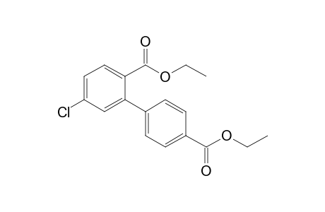 Diethyl 5-chlorobiphenyl-2,4'-dicarboxylate