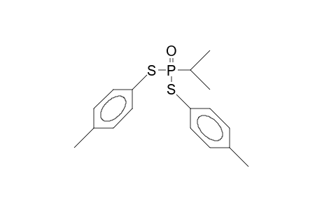 Isopropyl-phosphonic acid, bis(4-tolylthio) ester