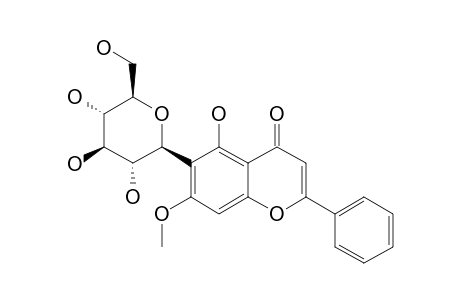 5-HYDROXY-7-METHOXY-6-C-GLYCOSYLFLAVONE
