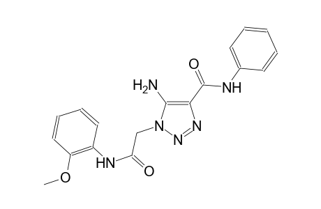 5-amino-1-[2-(2-methoxyanilino)-2-oxoethyl]-N-phenyl-1H-1,2,3-triazole-4-carboxamide