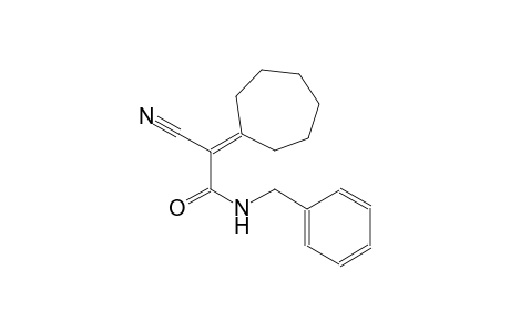 N-benzyl-2-cyano-2-cycloheptylideneacetamide