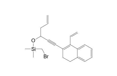 bromomethyl-dimethyl-[1-[2-(1-vinyl-3,4-dihydronaphthalen-2-yl)ethynyl]but-3-enoxy]silane