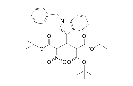 Ethyl t-Butyl 3-(1'-benzyl-3'-indolyl)-4-(t-butoxycarbonyl)-2-nitroglutarate