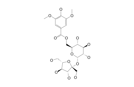 BETA-D-FRUCTOFURANOSYL-ALPHA-D-(6-SYRINGYL)-GLUCOPYRANOSIDE
