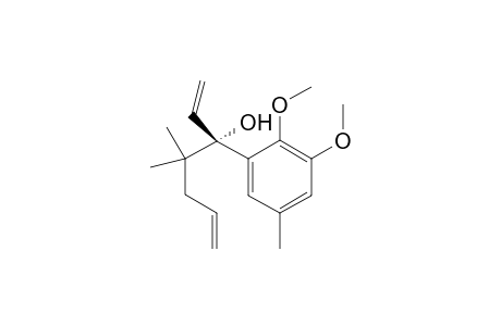(S)-3-(2,3-Dimethoxy-5-methylphenyl)-4,4-dimethylhepta-1,6-diene-3-ol