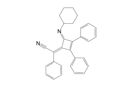 4-(2-Cyanophenylmethylene)-1-(cyclohexylimino)-2,3-diphenyl-2-cyclobutene