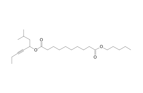 Sebacic acid, 2-methyloct-5-yn-4-yl pentyl ester