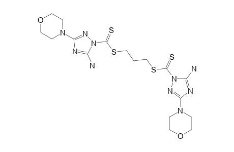 1,3-PROPYLENE-BIS-(5-AMINO-3-MORPHOLINO-1H-1,2,4-TRIAZOL-1-YL)-DITHIOCARBONATE