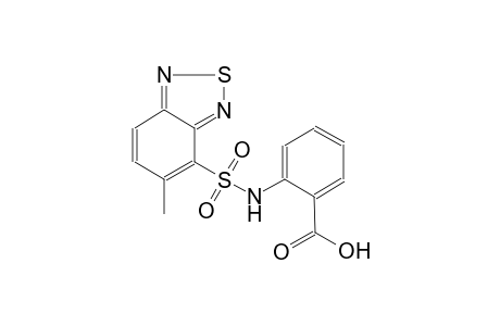 benzoic acid, 2-[[(5-methyl-2,1,3-benzothiadiazol-4-yl)sulfonyl]amino]-