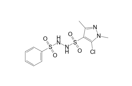 1-[(5-chloro-1,3-dimethylpyrazol-4-yl)sulfonyl]-2-(phenylsulfonyl)hydrazine