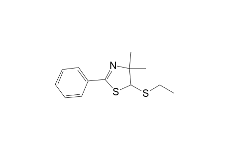 Thiazole, 5-(ethylthio)-4,5-dihydro-4,4-dimethyl-2-phenyl-