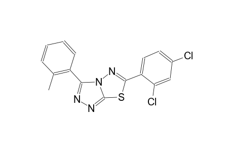 6-(2,4-dichlorophenyl)-3-(2-methylphenyl)[1,2,4]triazolo[3,4-b][1,3,4]thiadiazole