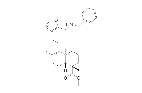 Methyl (1S,4aS,8aR)-5-{2-[2-(benzylaminomethyl)furan-3-yl]ethyl}-1,4a,6-trimethyl-1,2,3,4,-4a,7,8,8a-octahydronaphthalene-1-carboxylate