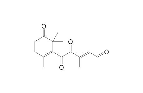 4,5-Dioxo-3-methyl-5-( 5'-oxo-2',6',6'-trimethylcyclohex-1'-enyl)pent-2-enal