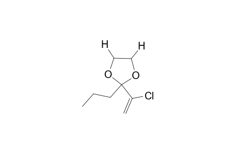 (E)-2-(Chlorovinyl)-2-propyl-1,3-dioxolane
