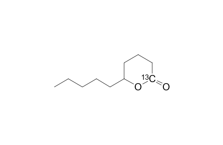 (+/-)-(1-13C1)decano-5-lactone