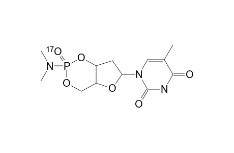(R(P)-1)-THYMIDINE-CYCLIC-N,N-DIMETHYL-3',5'-PHOSPHORAMIDATE