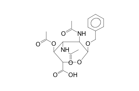 BENZYL 4-O-ACETYL-2,3-DIACETAMIDO-2,3-DEOXY-ALPHA-D-GLUCOPYRANOSYLURONIC ACID