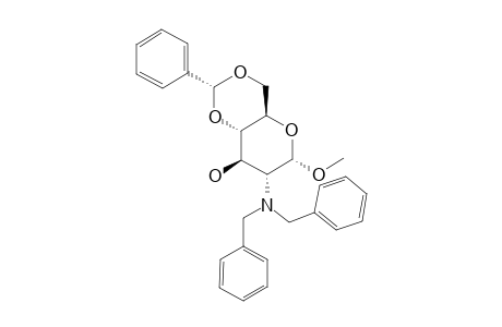 METHYL-2-N,N-DIBENZYLAMINO-4,6-O-BENZYLIDENE-2-DEOXY-ALPHA-D-GLUCOPYRANOSIDE