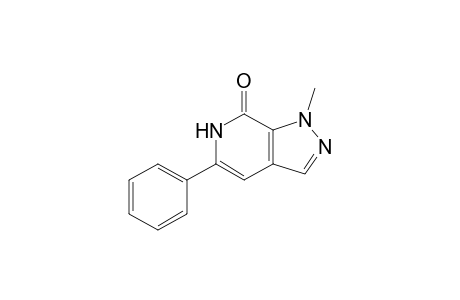 1-Methyl-5-phenyl-1,6-dihydropyrazolo[3,4-c]pyridine-7-one
