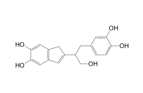 1H-Indene-5,6-diol, 2-[2-(3,4-dihydroxyphenyl)-1-(hydroxymethyl)ethyl]-, (+)-