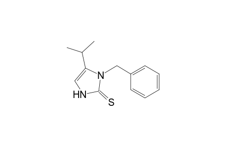 2H-imidazole-2-thione, 1,3-dihydro-5-(1-methylethyl)-1-(phenylmethyl)-