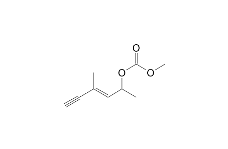 (E)-methyl (4-methylhex-3-en-5-yn-2-yl) carbonate