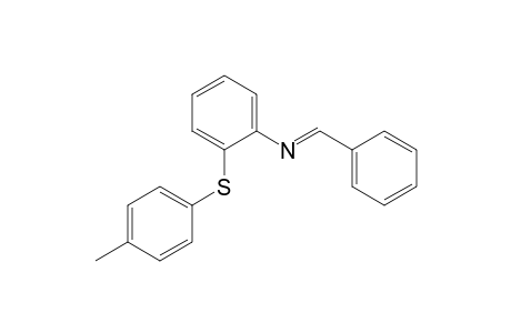 Benzenamine, 2-[(4-methylphenyl)thio]-N-(phenylmethylene)-