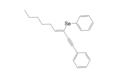 [(Z)-1-(2-phenylethynyl)hept-1-enyl]selanylbenzene