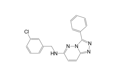 [1,2,4]triazolo[4,3-b]pyridazin-6-amine, N-[(3-chlorophenyl)methyl]-3-phenyl-