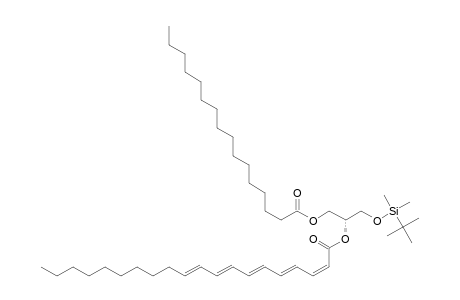 Eicosapentaenoic acid, 1-[[[(1,1-dimethylethyl)dimethylsilyl]oxy]methyl]-2-[(1-oxohexadecyl) oxy]ethyl ester, (R)-
