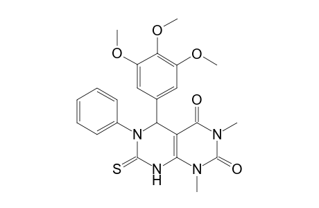 1,3-Dimethyl-6-phenyl-7-thioxo-5-(3,4,5-trimethoxyphenyl)-5,6,7,8-tetrahydropyrimido[4,5-d]pyrimidine-2,4(1H,3H)-dione