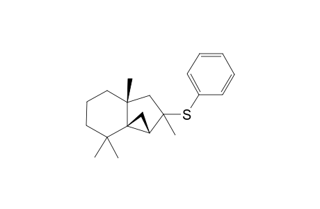 4,6,10,10-Tetramethyl-4-phenylthiotricyclo[4.4.0.0(1,3)]decane