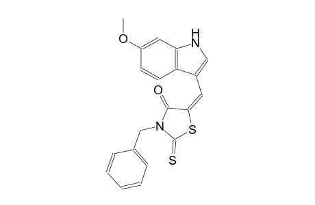 4-thiazolidinone, 5-[(6-methoxy-1H-indol-3-yl)methylene]-3-(phenylmethyl)-2-thioxo-, (5E)-