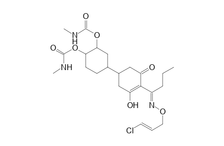 2-Cyclohexen-1-one, 5-[3,4-bis[[(methylamino)carbonyl]oxy]cyclohexyl]-2-[1-[[(3-chloro-2-propenyl)oxy]imino]butyl]-3-hydroxy-