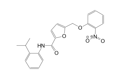 N-(2-isopropylphenyl)-5-[(2-nitrophenoxy)methyl]-2-furamide