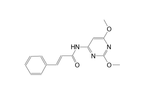 (2E)-N-(2,6-dimethoxy-4-pyrimidinyl)-3-phenyl-2-propenamide